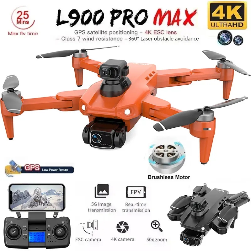 Drone Camera 4K - L900 Pro MAX GPS 드론 4K