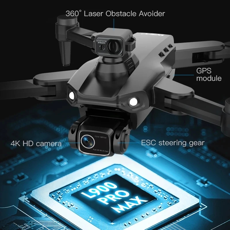 L900 Pro MAX GPS 드론 4K 전문 HD 듀 - Drone Camera 4K 리뷰 및 가격