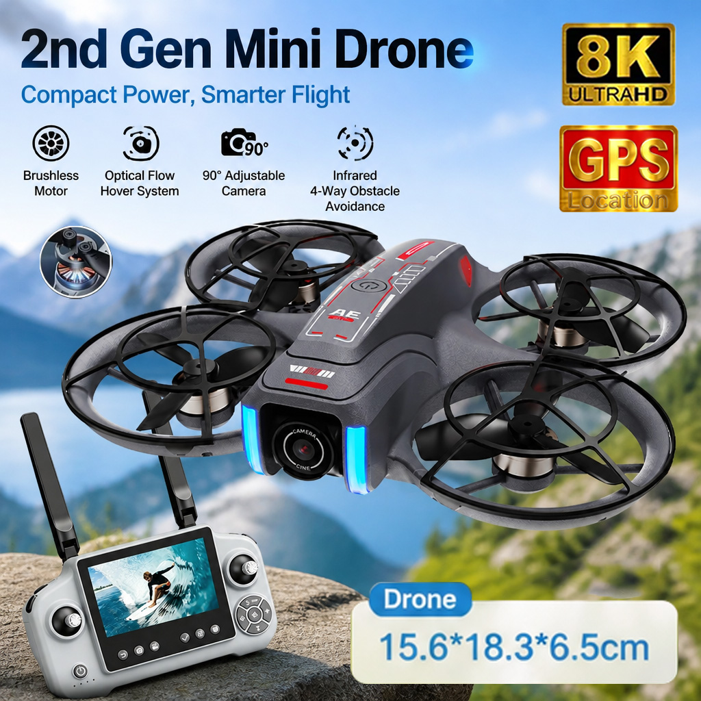 AE21 미니 드론 장난감 8K HD 듀얼 카메라 Wi - Drone Camera Lens 리뷰 및 가격