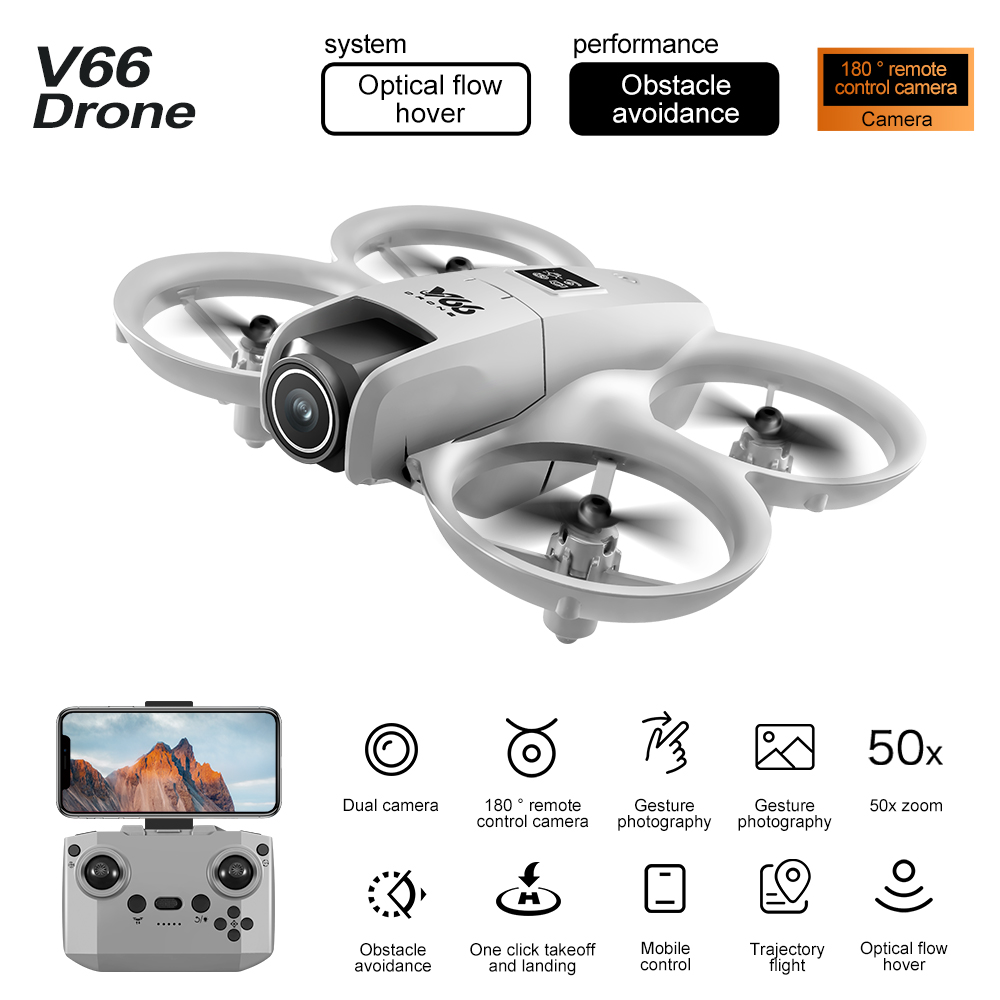 V66 4K HD 광각 카메라 WiFi FPV RC 드 - Drone Camera Wide Angle 리뷰 및 가격